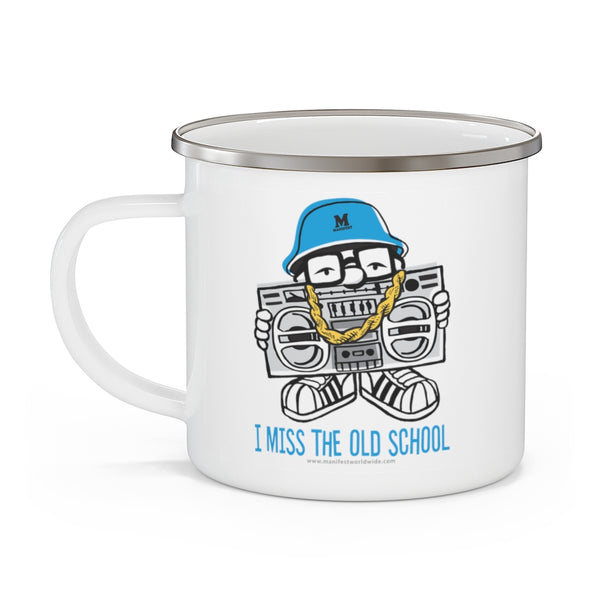 I Miss The Old School Enamel Camping Mug